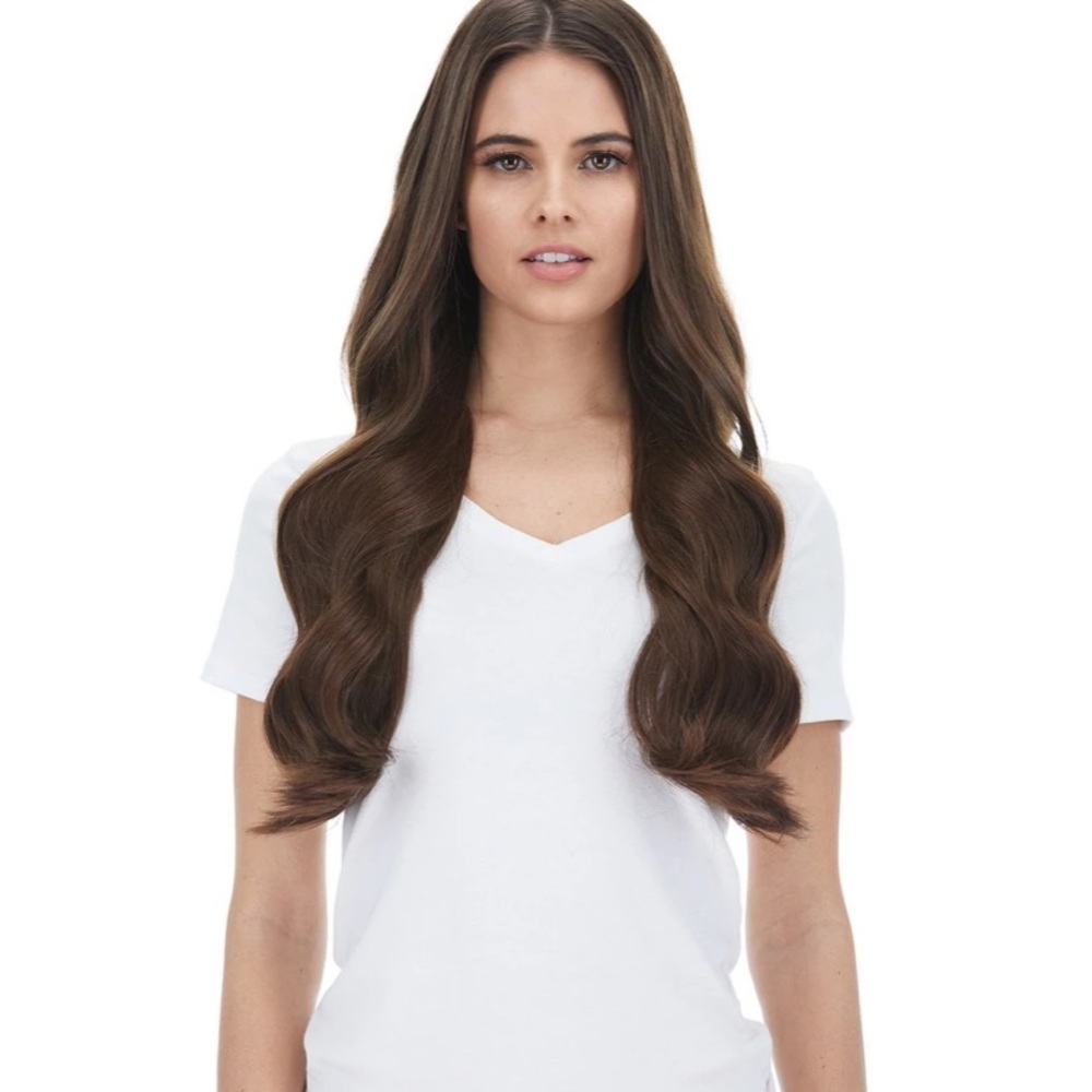 Brand New Bellami Silk Seam Chocolate Brown 22” extensions